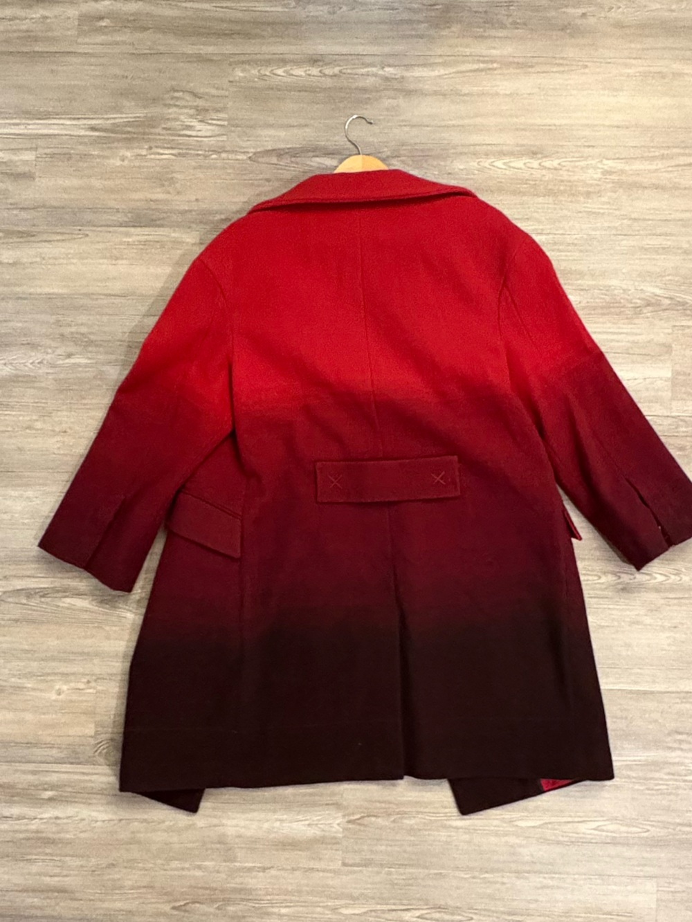 Red Ombre Women’s Jacket - Picture 2 of 2